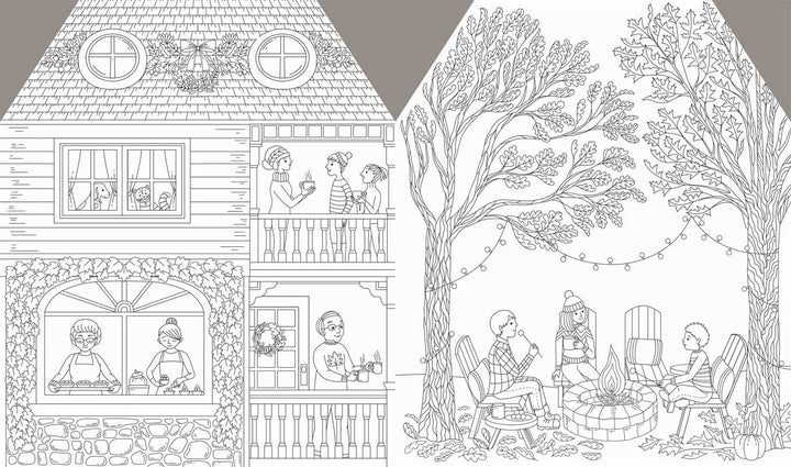 Autumn Coloring - Merry PigletsSimon & Schuster