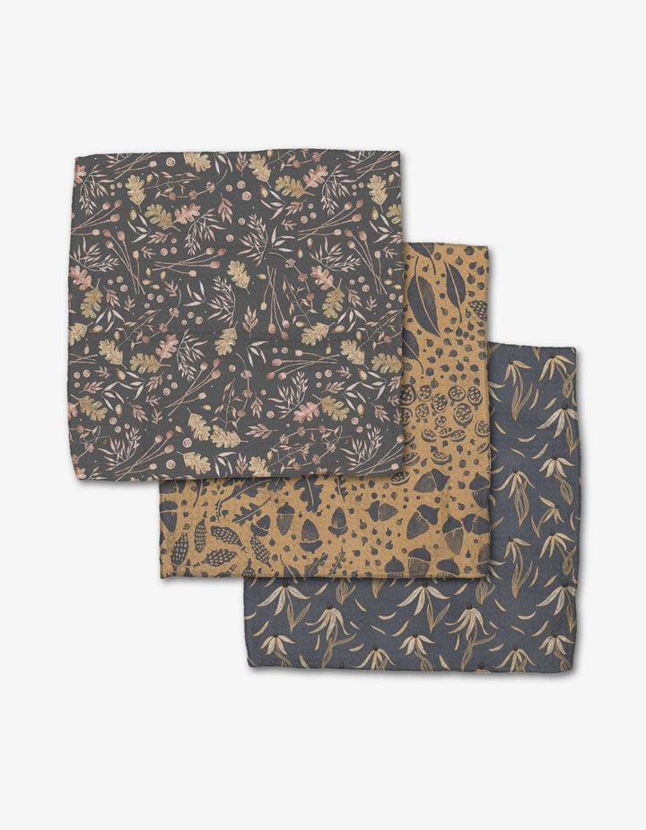 Autumn Harvest Geometry Dishcloth Set - Merry PigletsGeometry