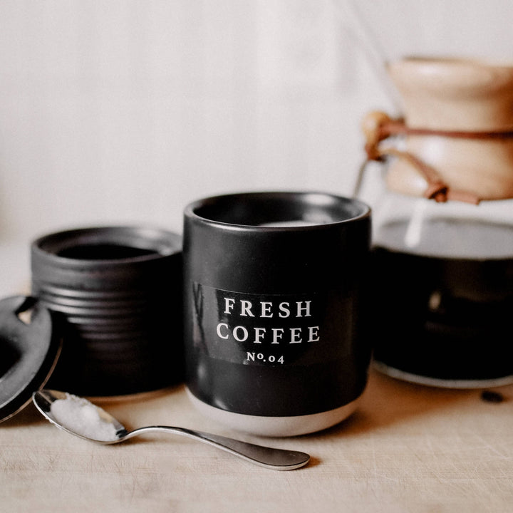 Fresh Coffee Soy Candle - Merry Piglets