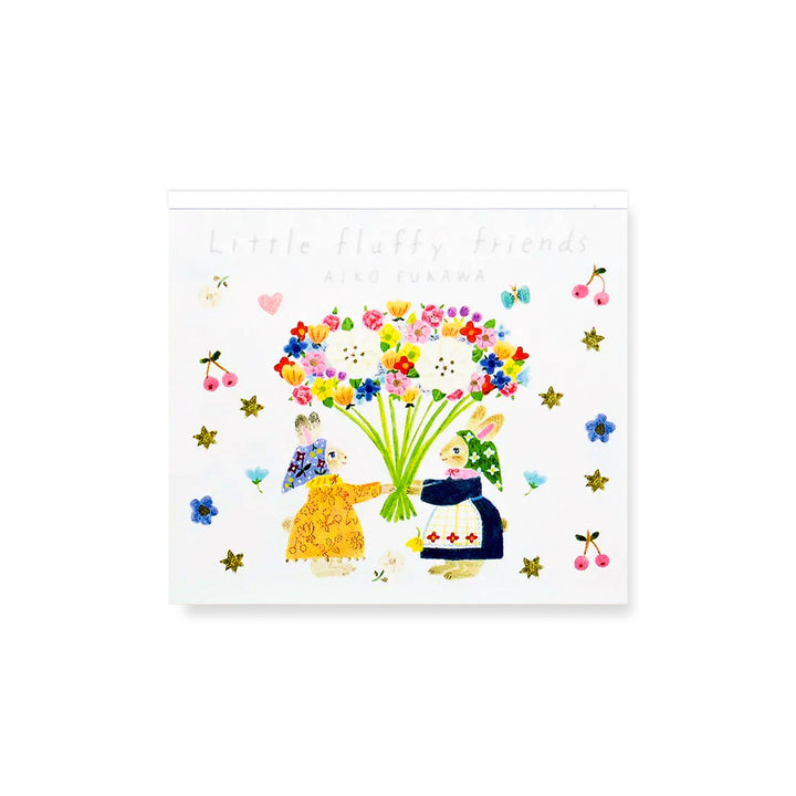 Little Fluffy Friends Block Memo Pad