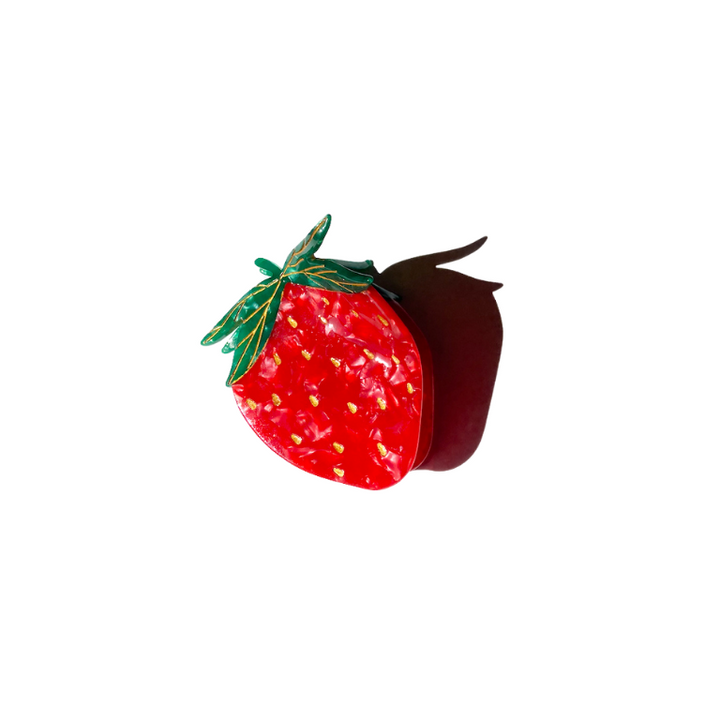 Strawberry Fruit Claw Hair Clip