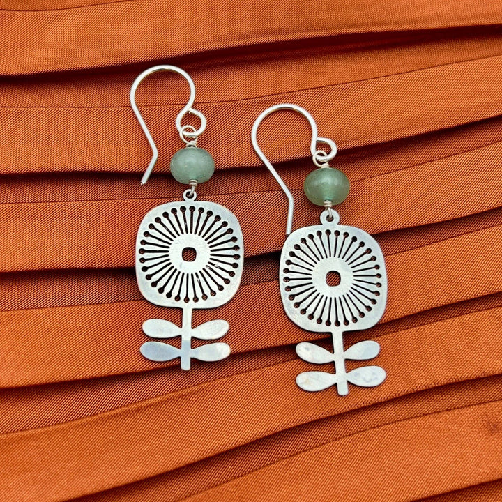 Silver Verdure Earrings