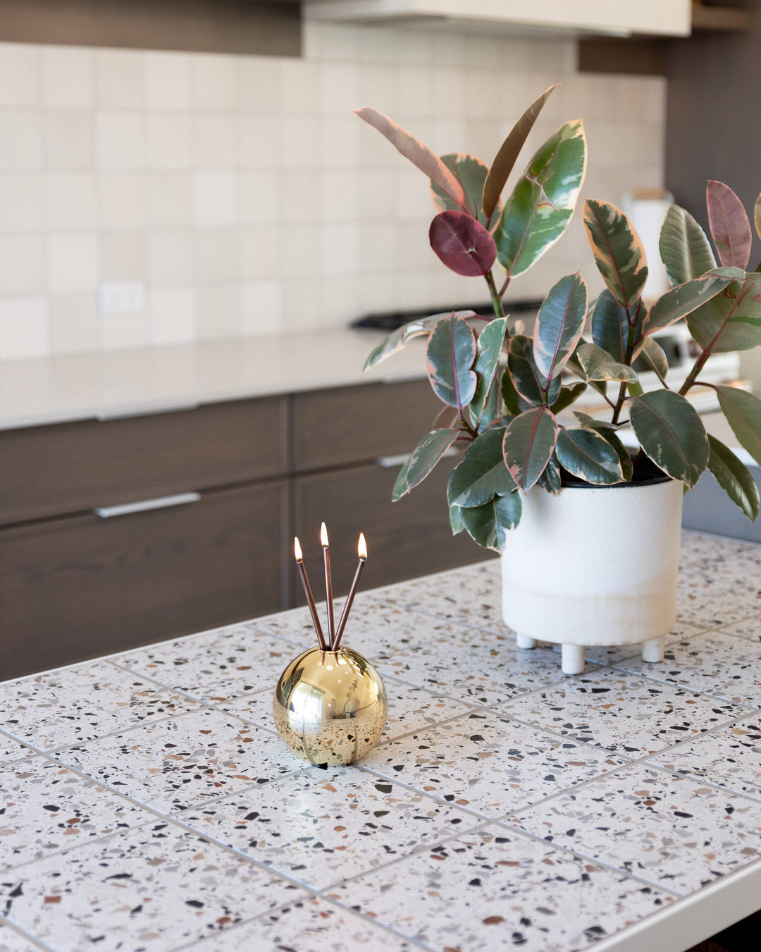 Gold Metallic Everlasting Neva Vase