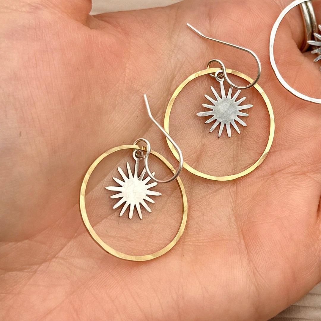 Gold & Silver Twilight Earrings