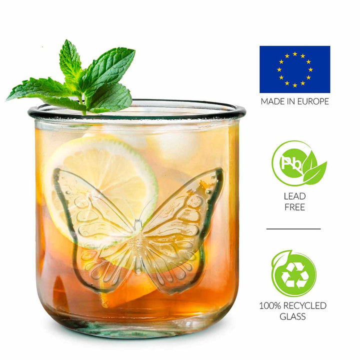 Butterfly Glass Tumbler