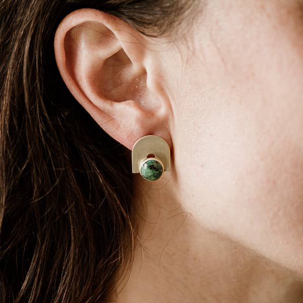 Bali Turquoise Studs - Merry PigletsCommonform