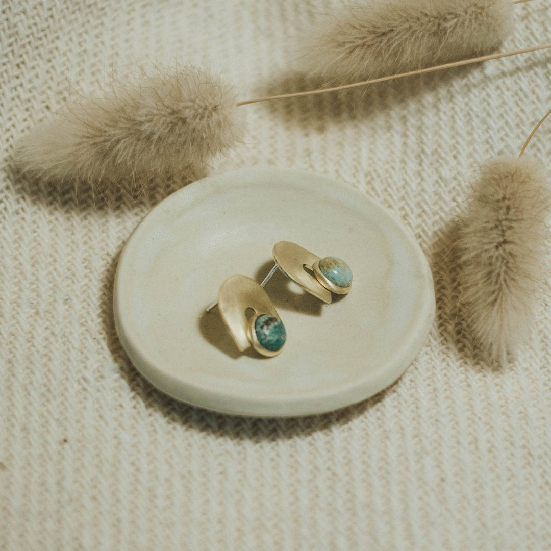 Bali Turquoise Studs - Merry PigletsCommonform