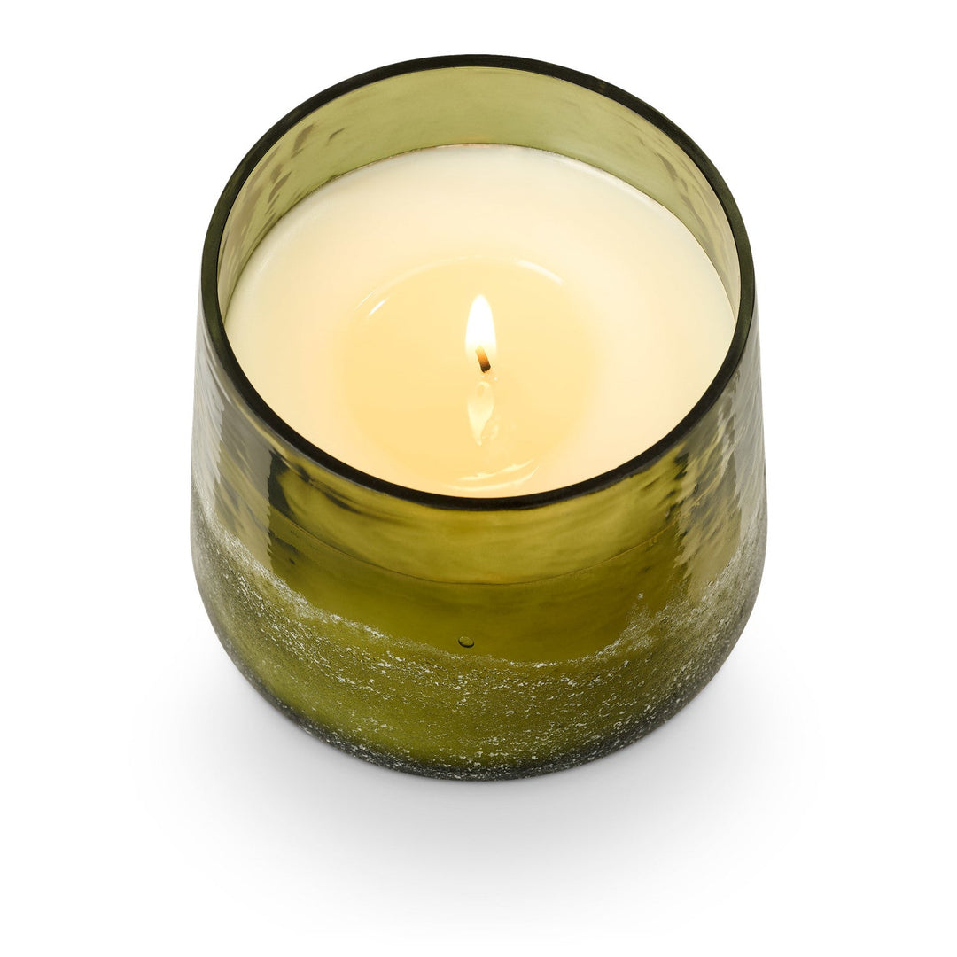Balsam & Cedar Baltic Glass Candle - Merry PigletsIllume