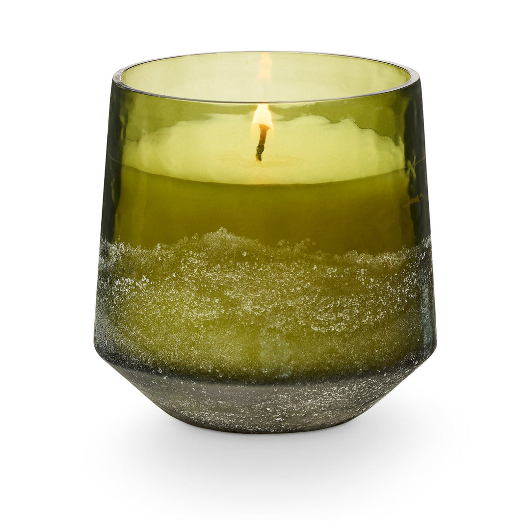 Balsam & Cedar Baltic Glass Candle - Merry PigletsIllume