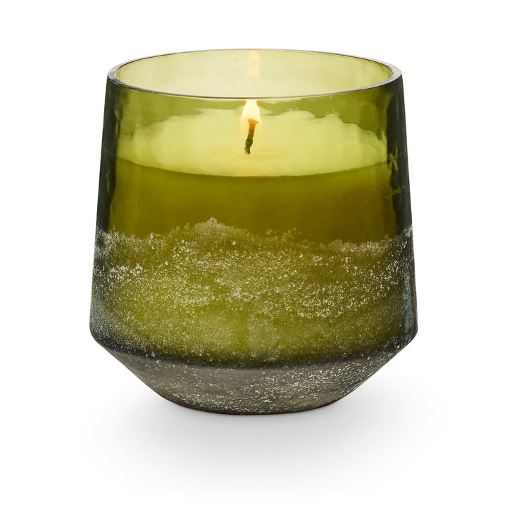 Balsam & Cedar Baltic Glass Candle - Merry PigletsIllume