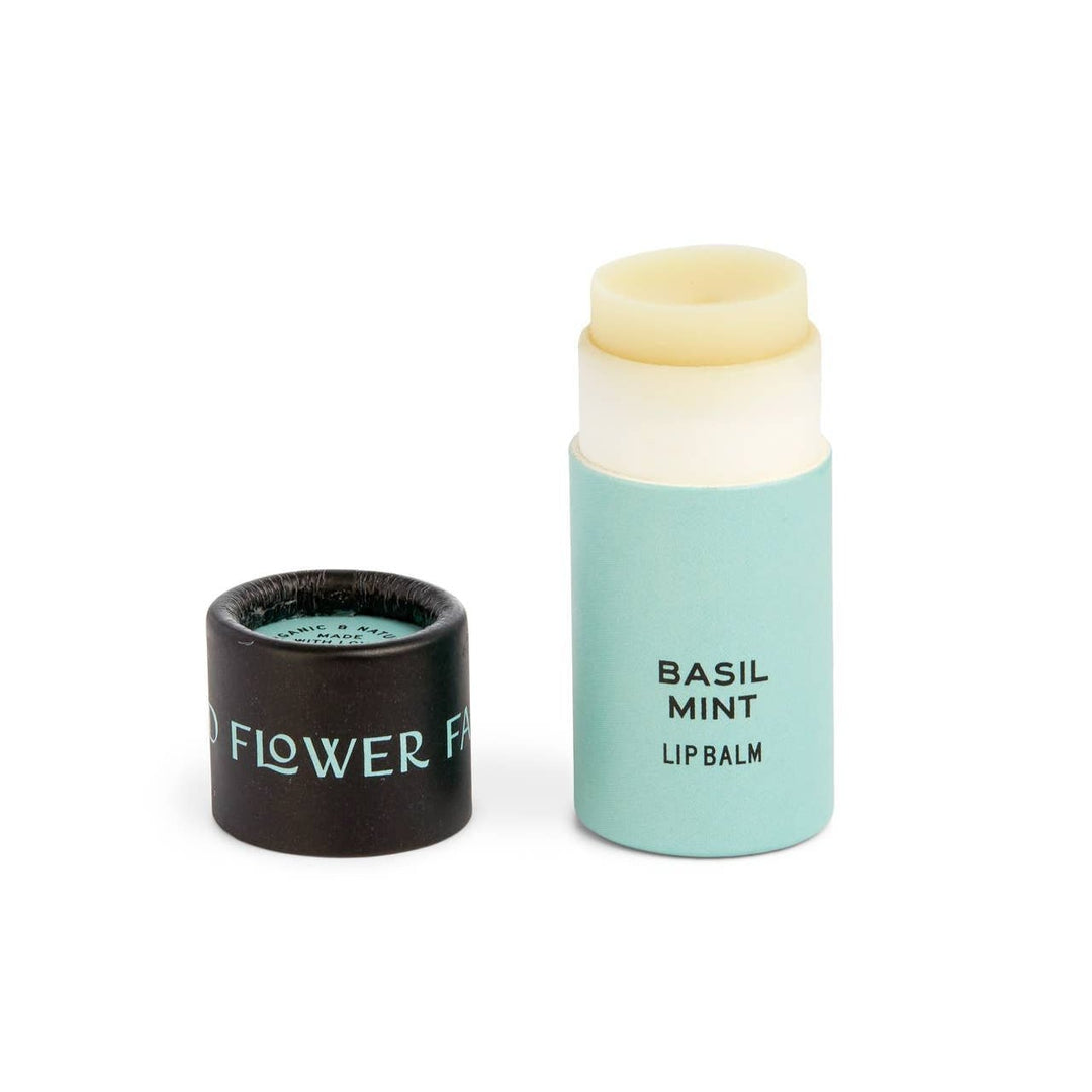 Basil Mint Organic Lip Balm - Merry PigletsGood Flower Farm