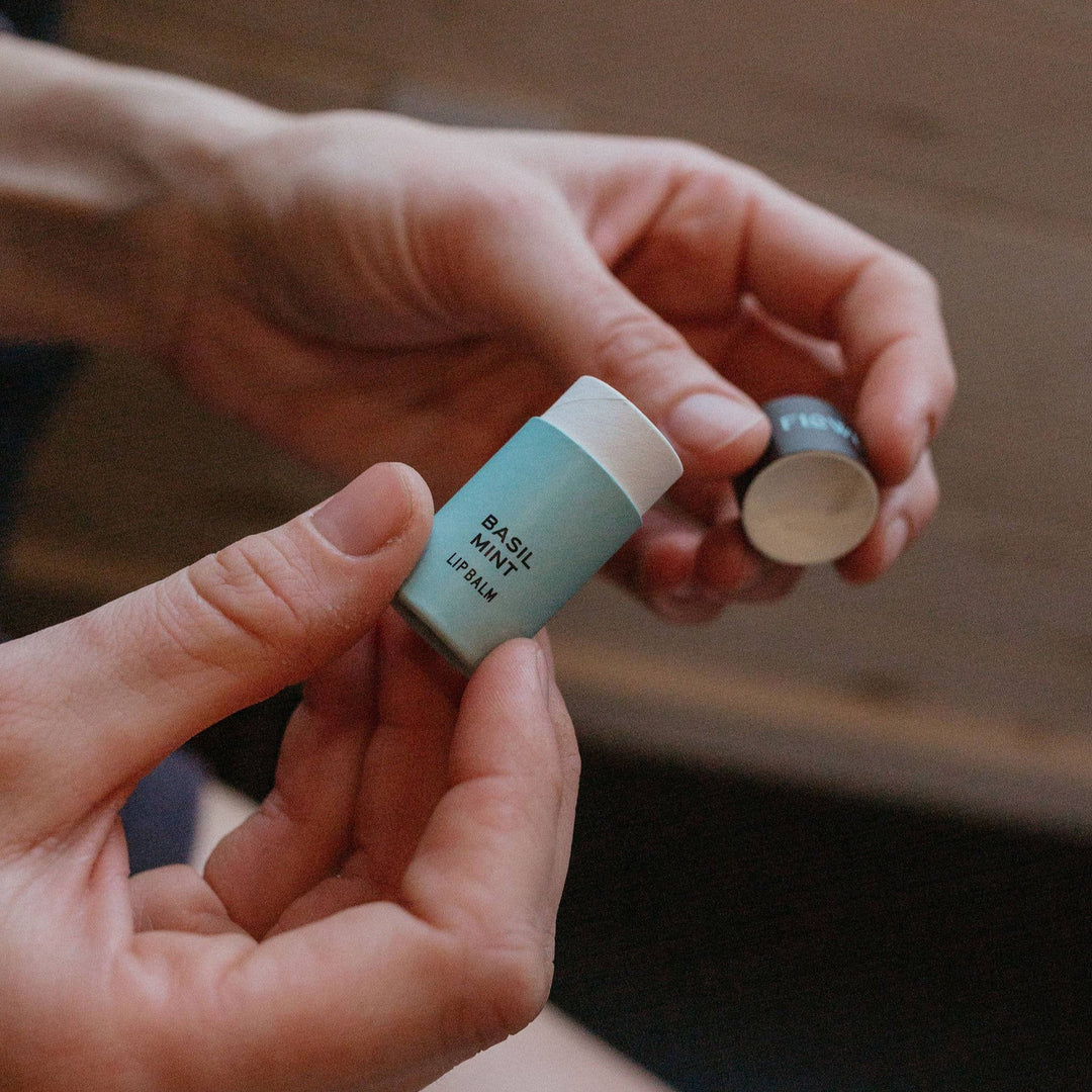 Basil Mint Organic Lip Balm - Merry PigletsGood Flower Farm