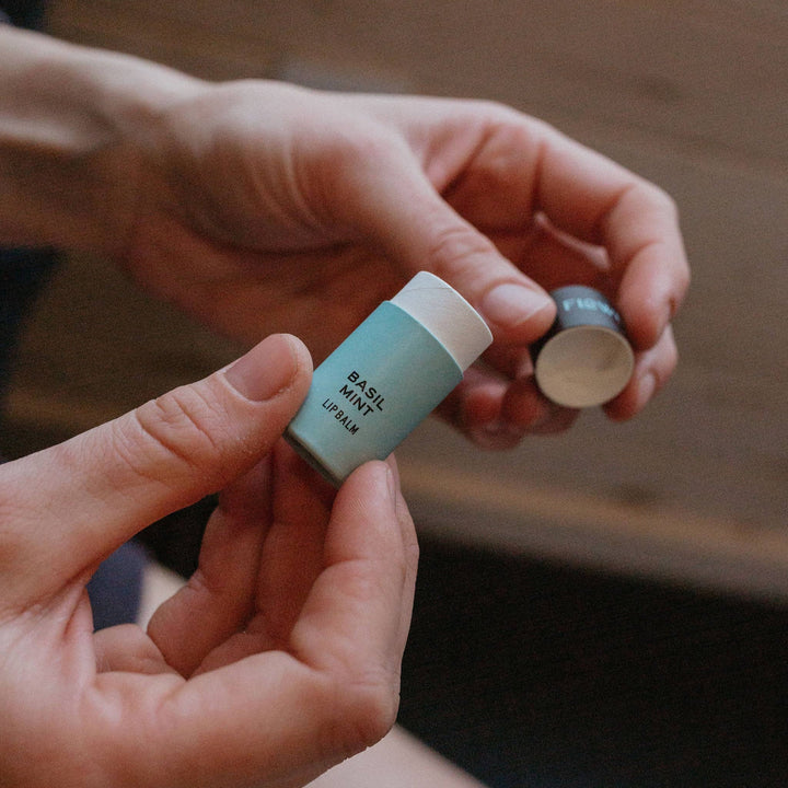 Basil Mint Organic Lip Balm - Merry PigletsGood Flower Farm