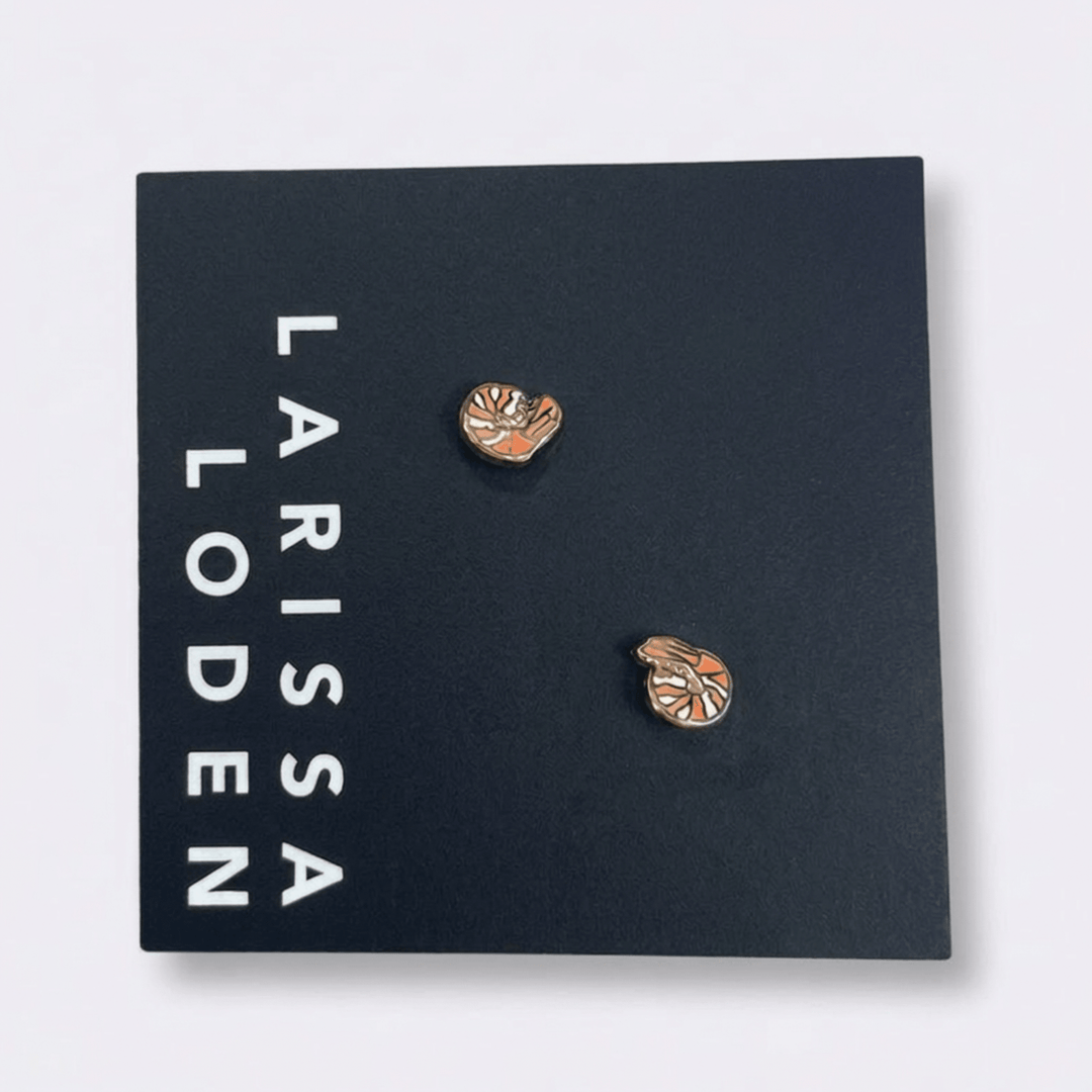 Bass Enamel Stud Earrings - Merry PigletsLarissa Loden