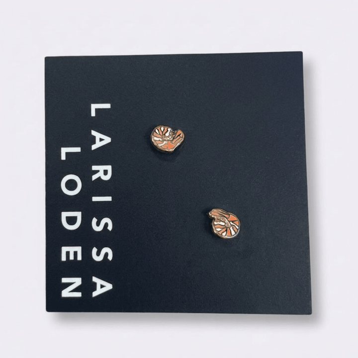 Bass Enamel Stud Earrings - Merry PigletsLarissa Loden