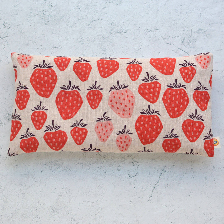 Weighted Lavender Eye Pillow: Strawberries