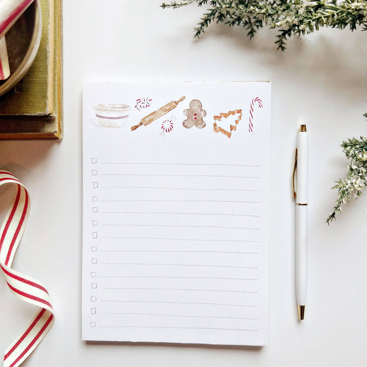 Christmas Stockings Checklist Notepad