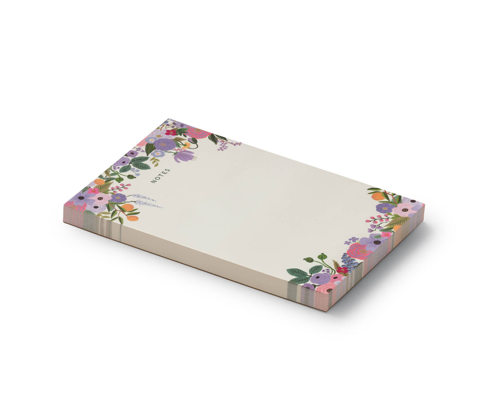 Garden Party Violet Notepad - Merry Piglets