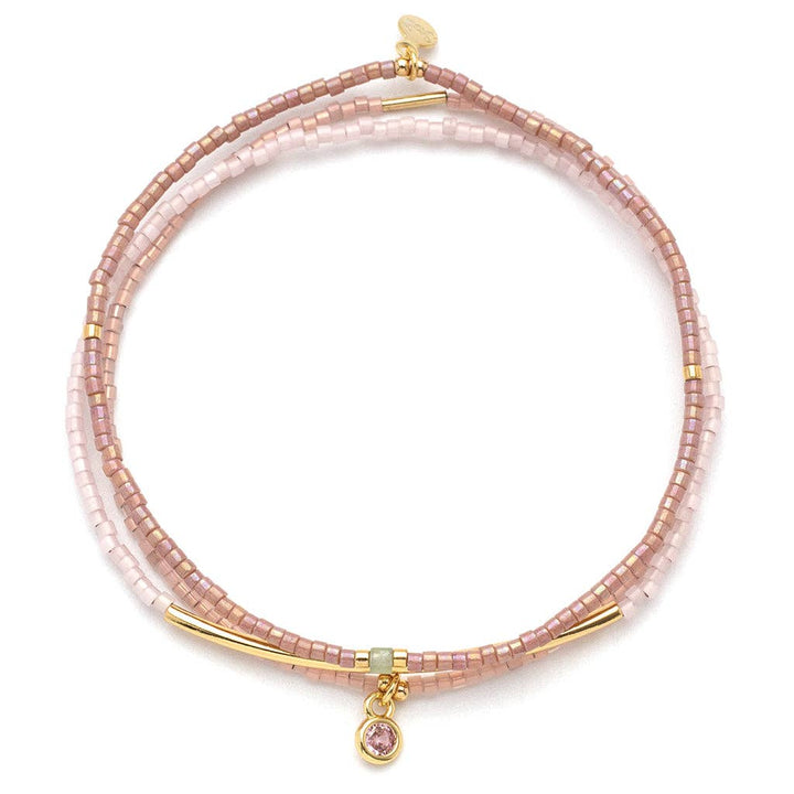 Bracelet Trio - Blush/Gold