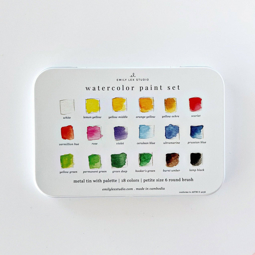 Emily Lex Watercolor Paint Set