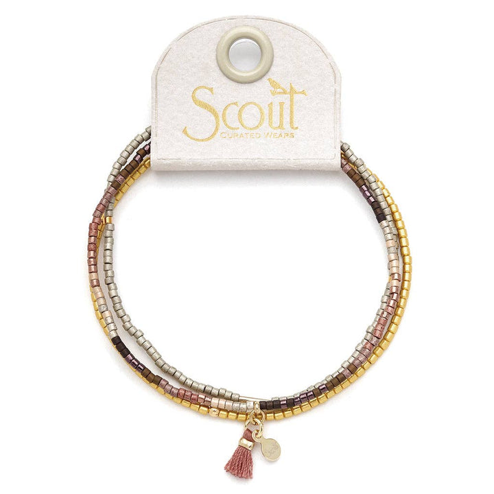 Beaded Bracelet Trio - Bronze Multi/Gold - Merry PigletsScout Curated Wears