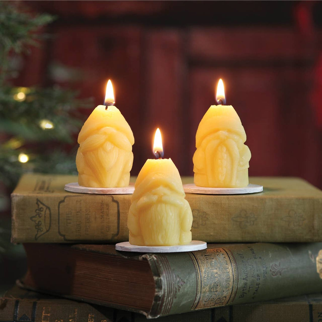 Beeswax Holiday Gnome: Jolly - Merry PigletsBig Dipper Wax Works