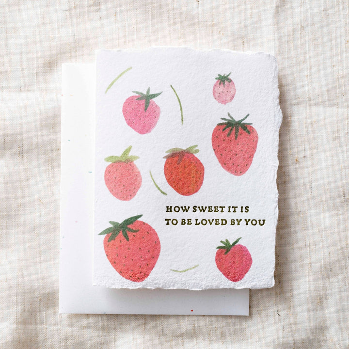 Berry Sweet Love Greeting Card - Merry PigletsPaper Baristas