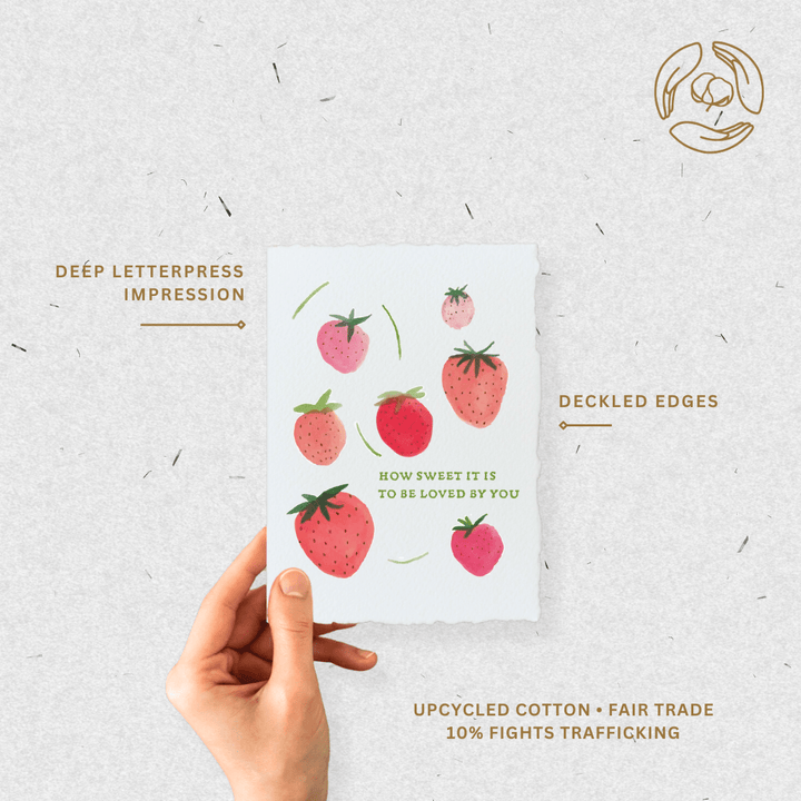 Berry Sweet Love Greeting Card - Merry PigletsPaper Baristas