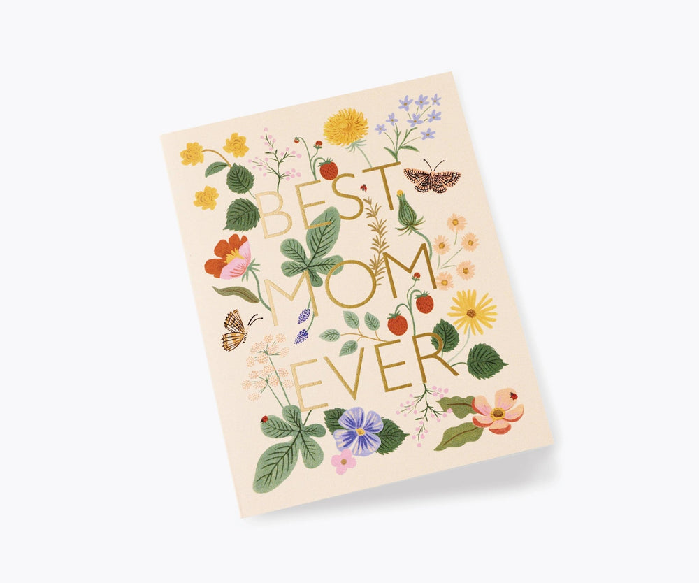 Best Mom Ever Greeting Card - Merry PigletsRifle Paper Co.