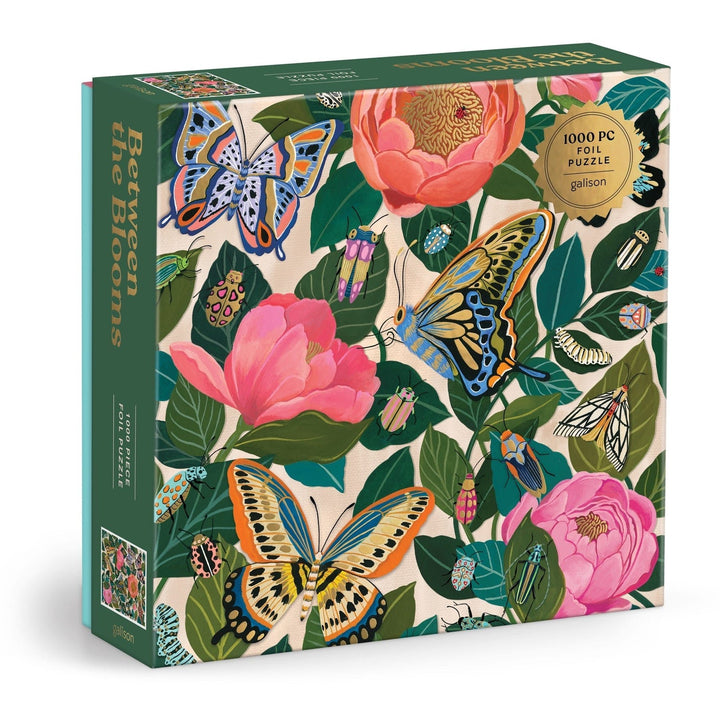 Between the Blooms 1000 Piece Puzzle - Merry PigletsGalison