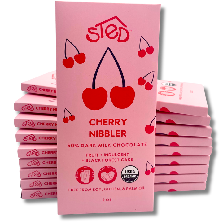 Cherry Nibbler Chocolate Bar