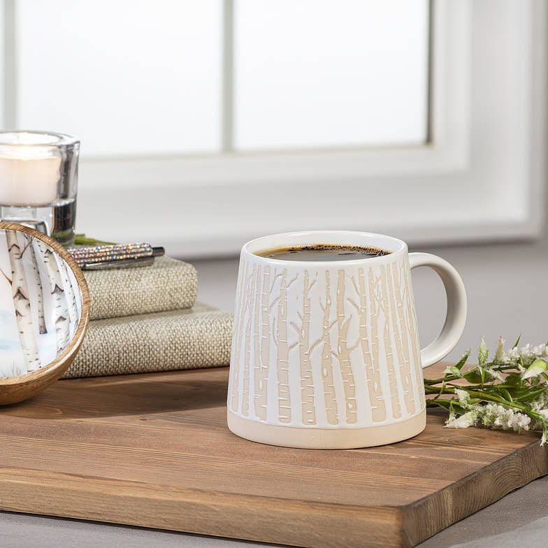 Birch Trees Mug - Merry PigletsAbbott