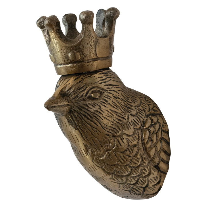 Bird with Crown Wall Decor - Merry PigletsCreative Co-Op