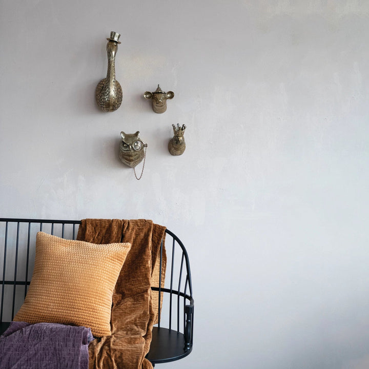 Bird with Crown Wall Decor - Merry PigletsCreative Co-Op