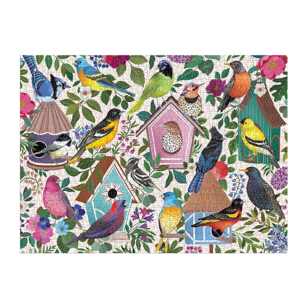 Birdhouse Lane 1000 Piece Puzzle - Merry PigletsGalison