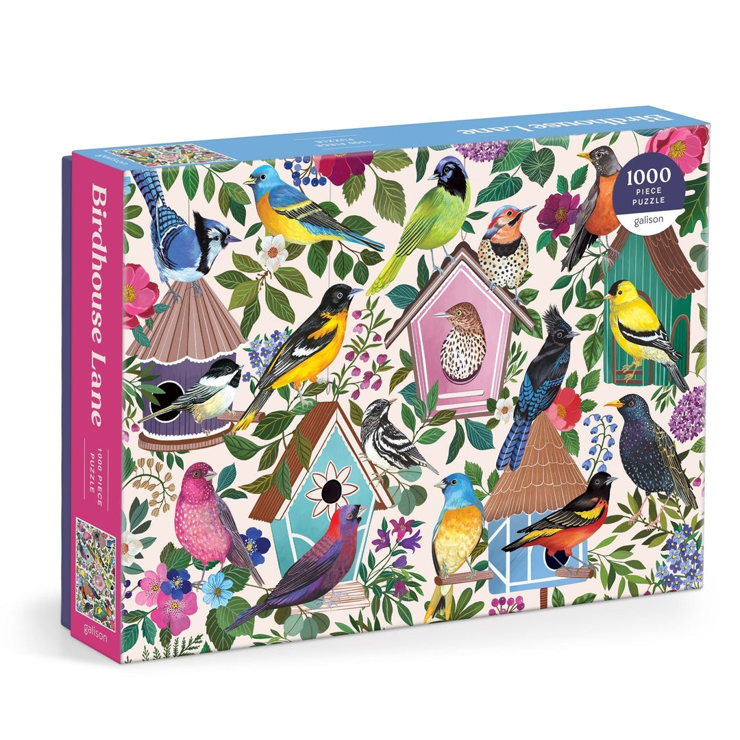 Birdhouse Lane 1000 Piece Puzzle - Merry PigletsGalison