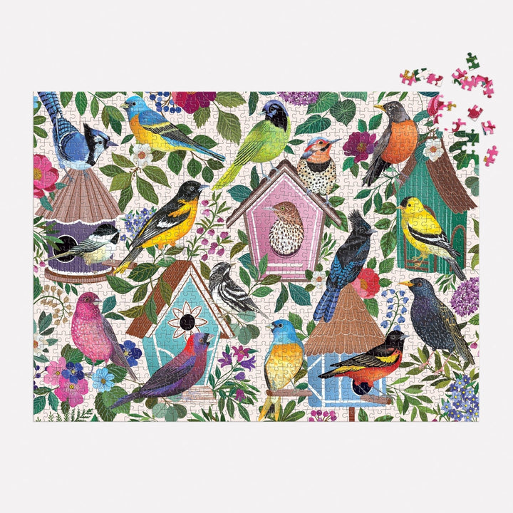 Birdhouse Lane 1000 Piece Puzzle - Merry PigletsGalison