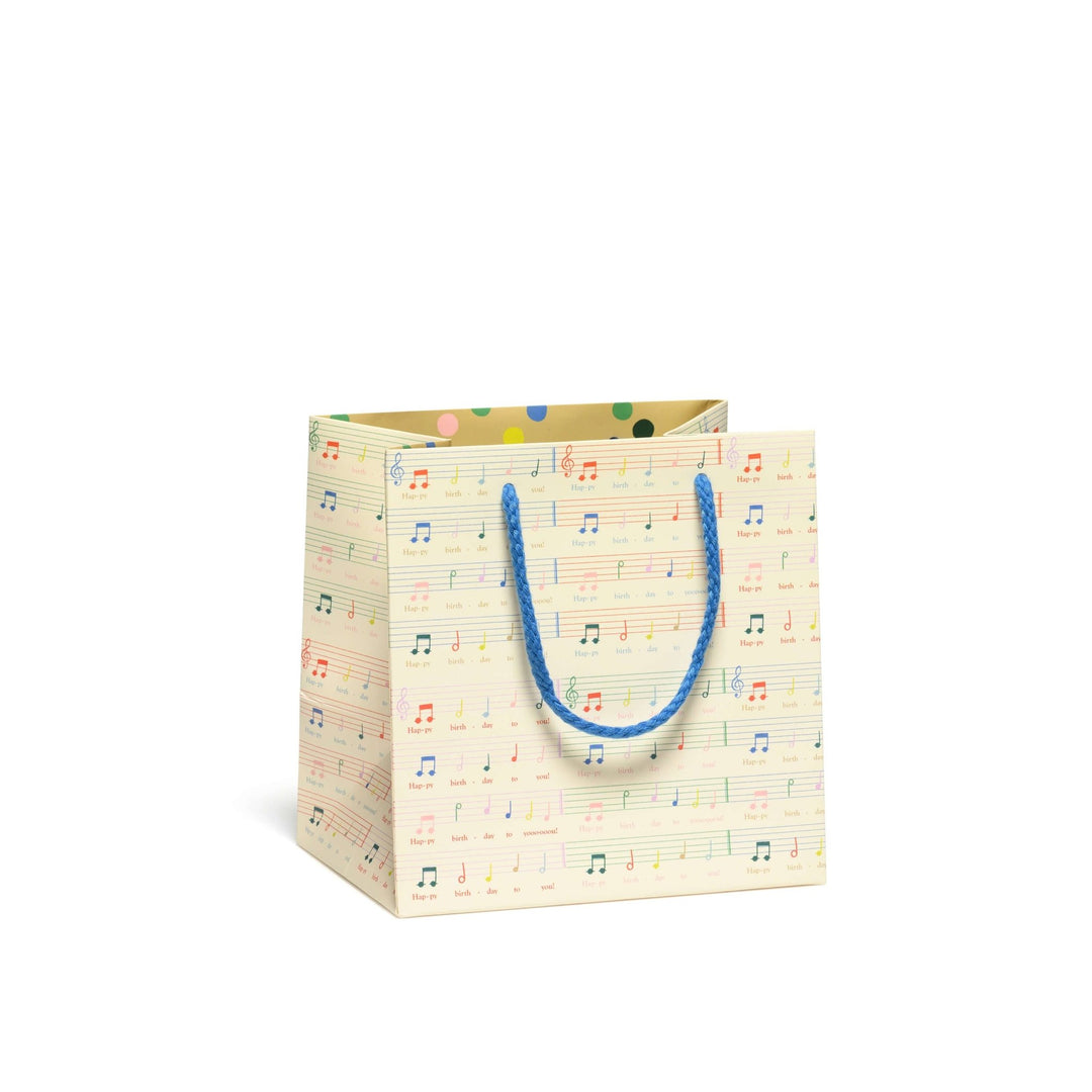 Birthday Song Small Gift Bag - Merry PigletsRed Cap Cards