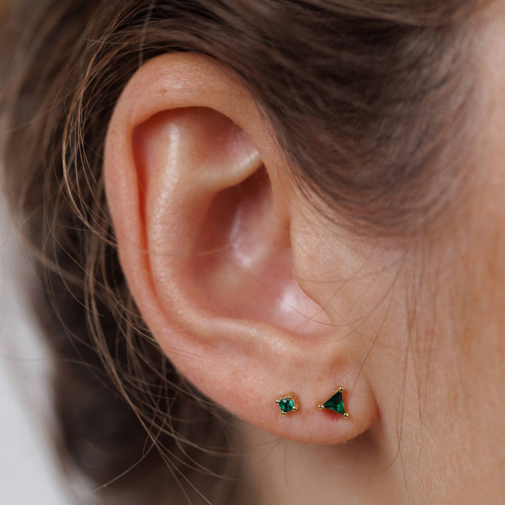 Birthstone Stud Gold Earrings Set - Merry PigletsJaxKelly