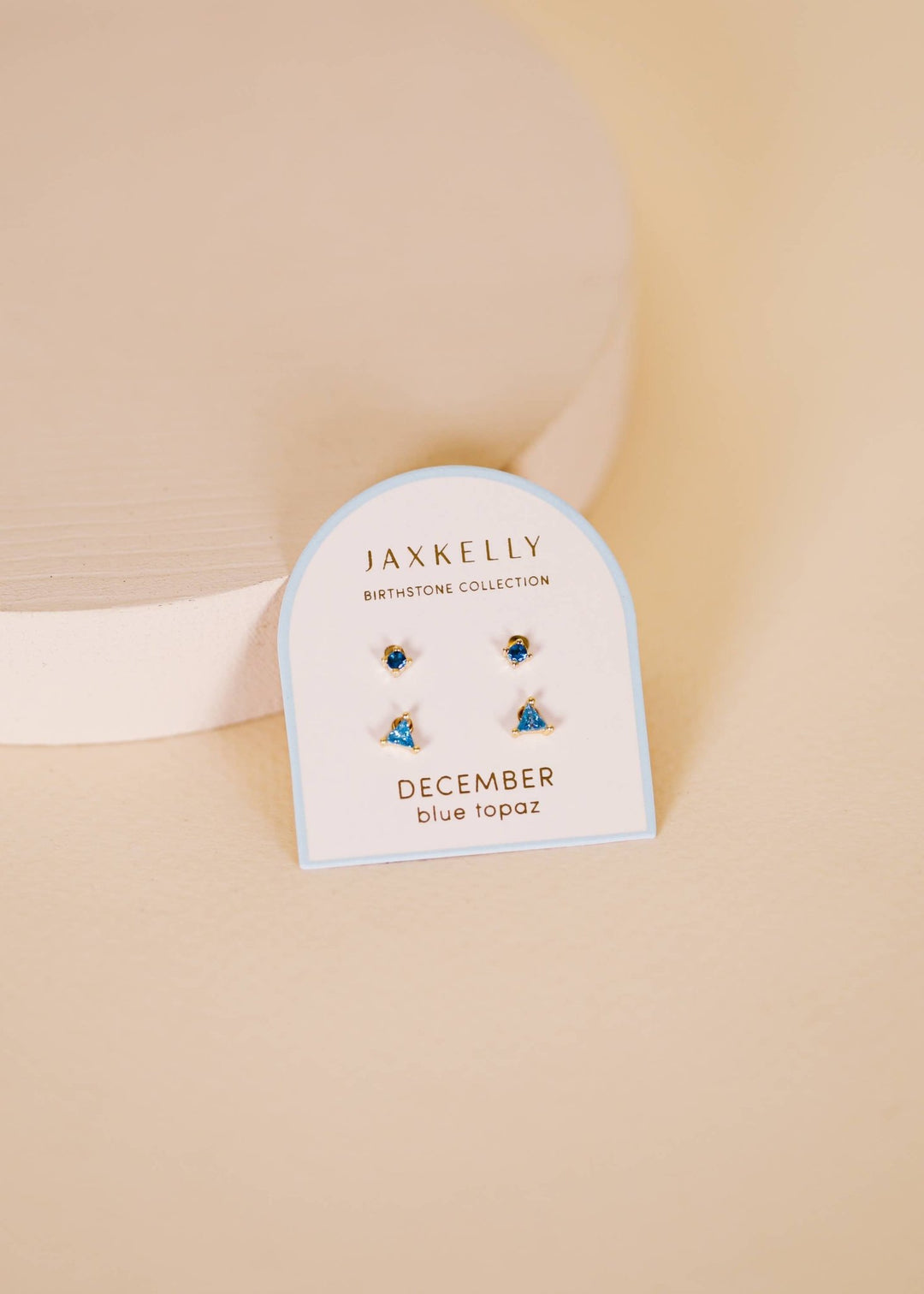 Birthstone Stud Gold Earrings Set - Merry PigletsJaxKelly