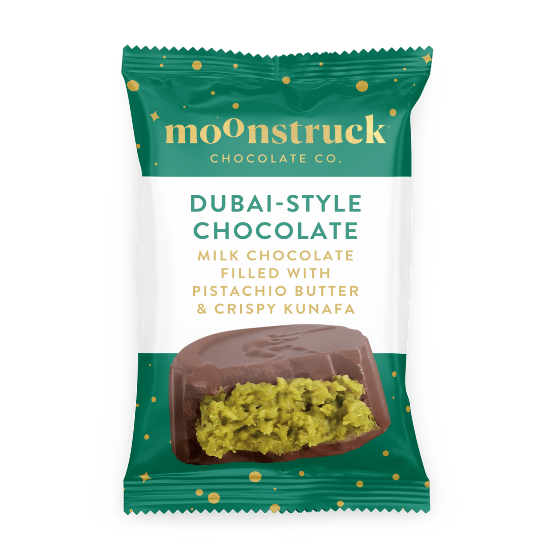 Bite Sized Dubai Chocolate - Merry PigletsMoonstruck Chocolate Co