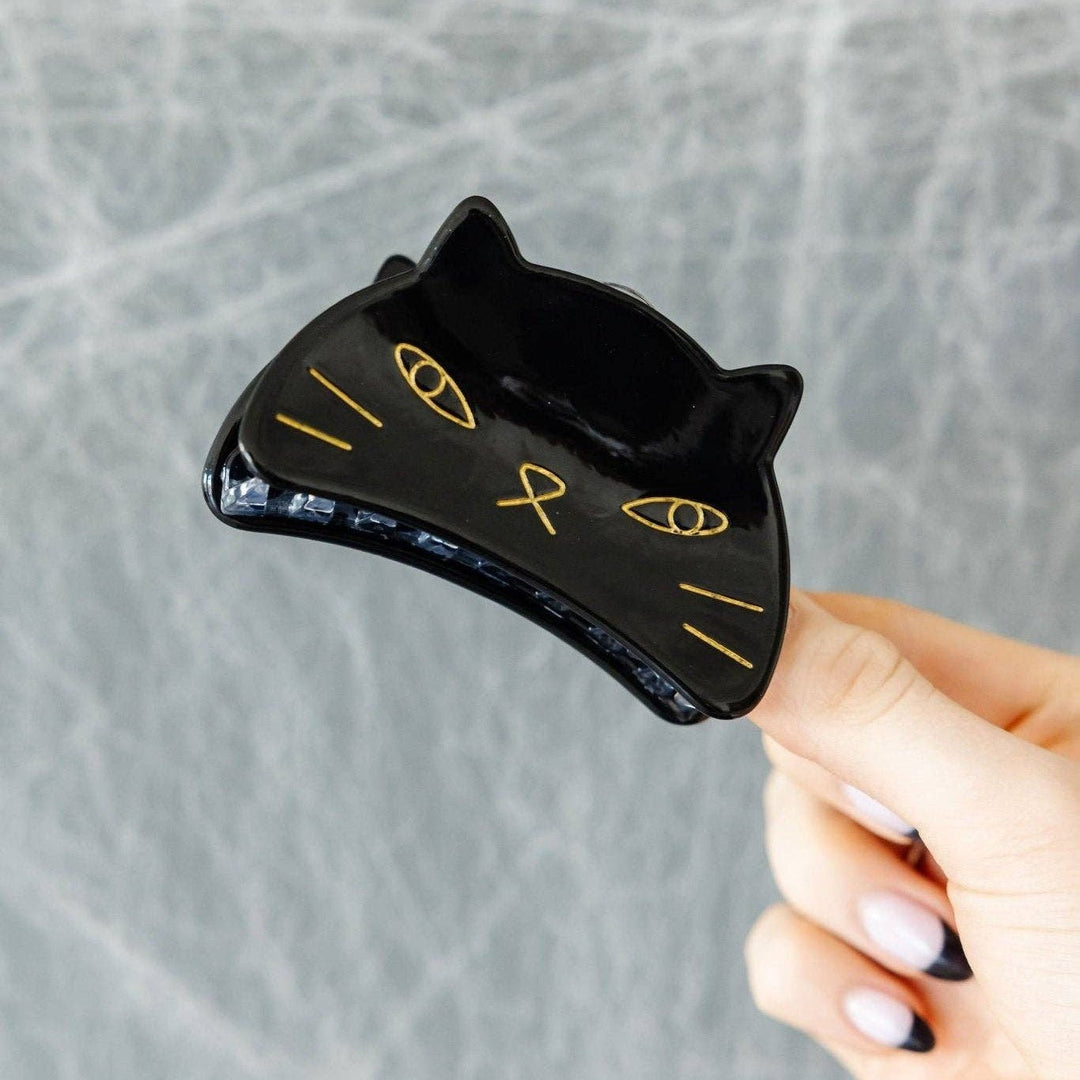 Black Cat Claw Clip - Merry PigletsShop Andi