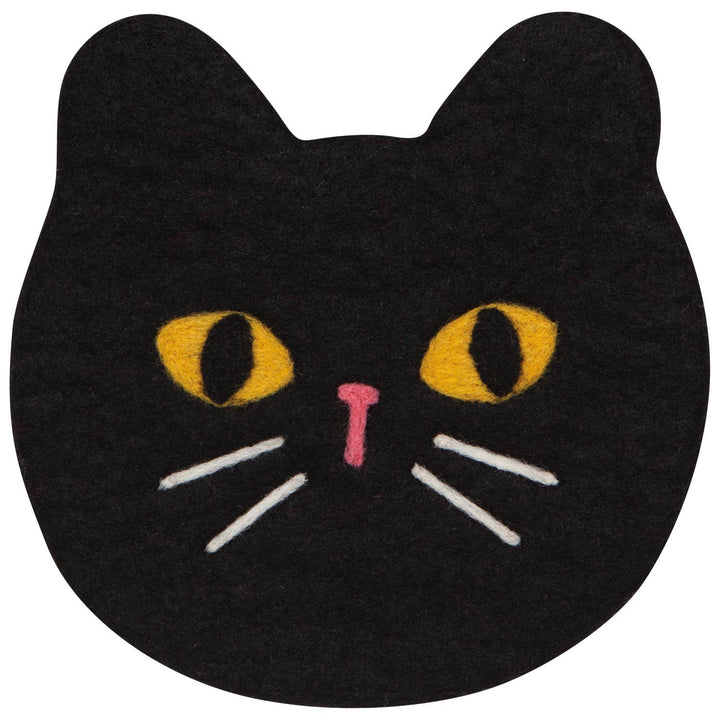 Black Cat Felt Wool Trivet - Merry PigletsDanica Jubilee
