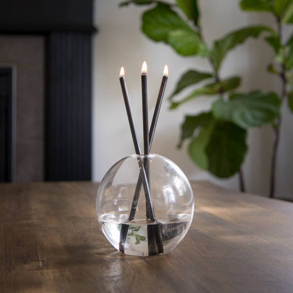 Black Everlasting Candle Set - Merry PigletsEverlasting Candle Co.