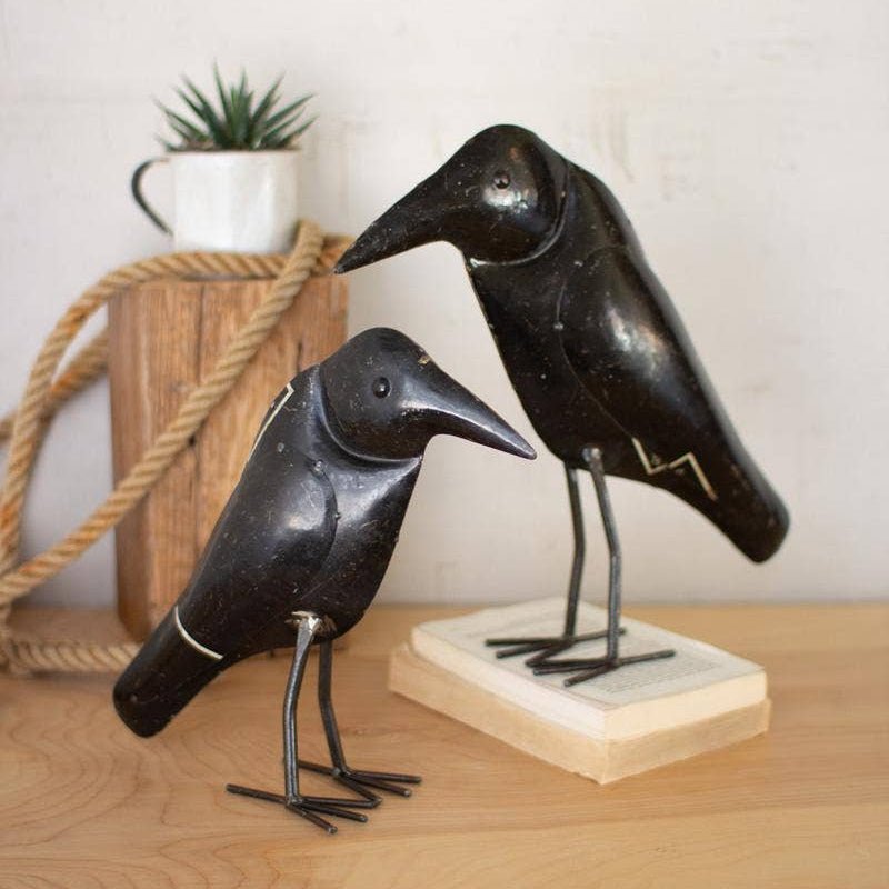 Black Iron Crows Set of Two - Merry PigletsKalalou