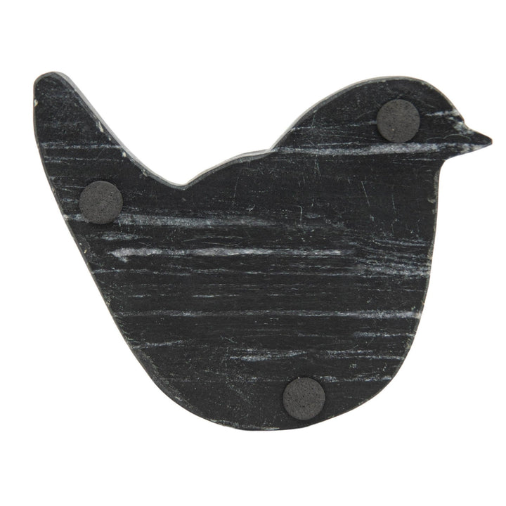 Black Marble Bird Shaped Spoon Rest - Merry PigletsForeside Home & Garden
