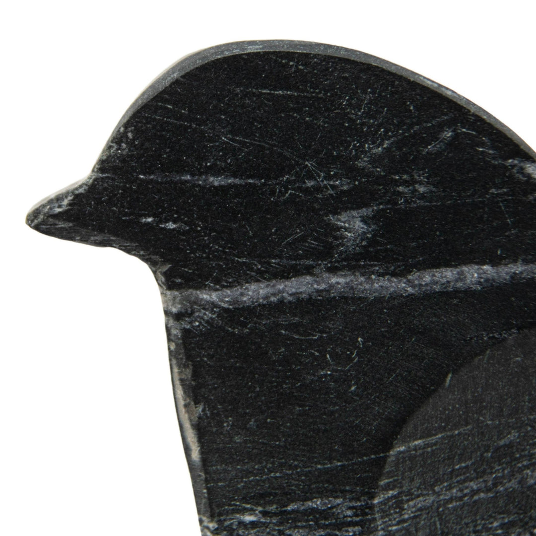 Black Marble Bird Shaped Spoon Rest - Merry PigletsForeside Home & Garden