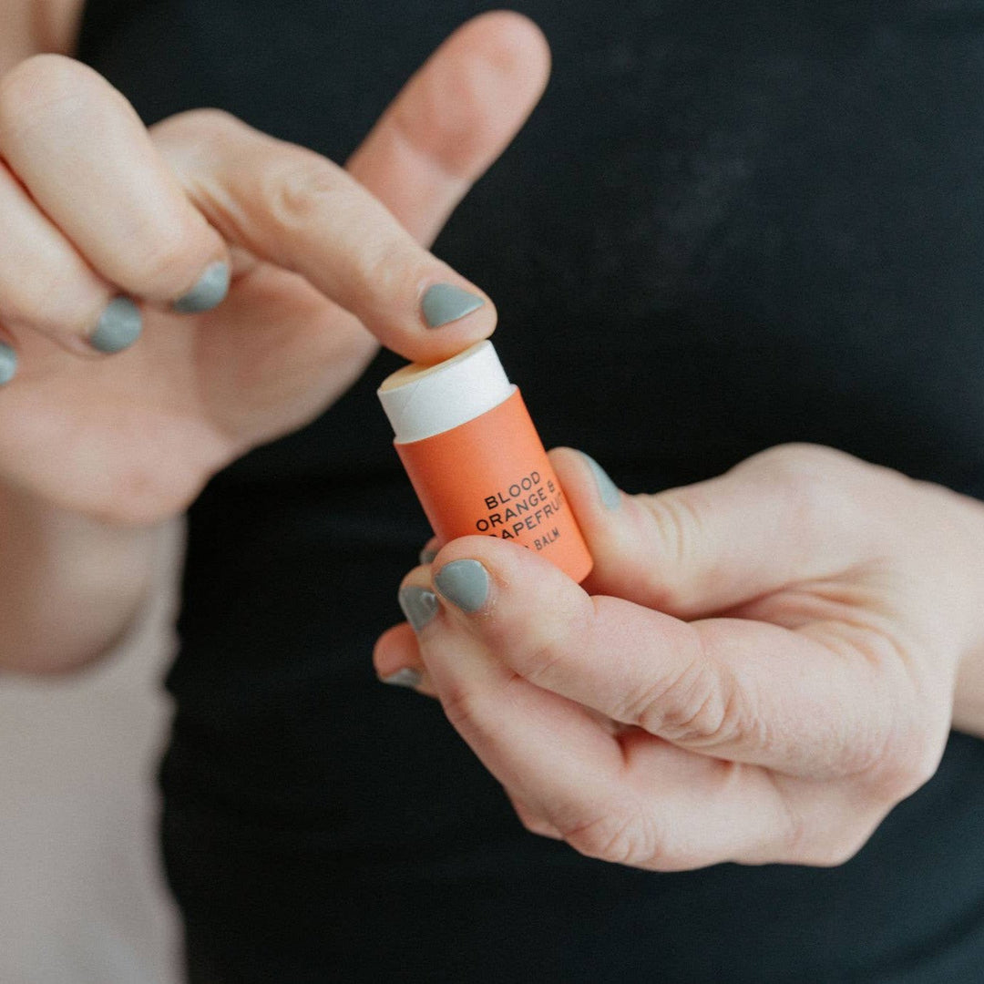 Blood Orange & Grapefruit Lip Balm - Merry PigletsGood Flower Farm