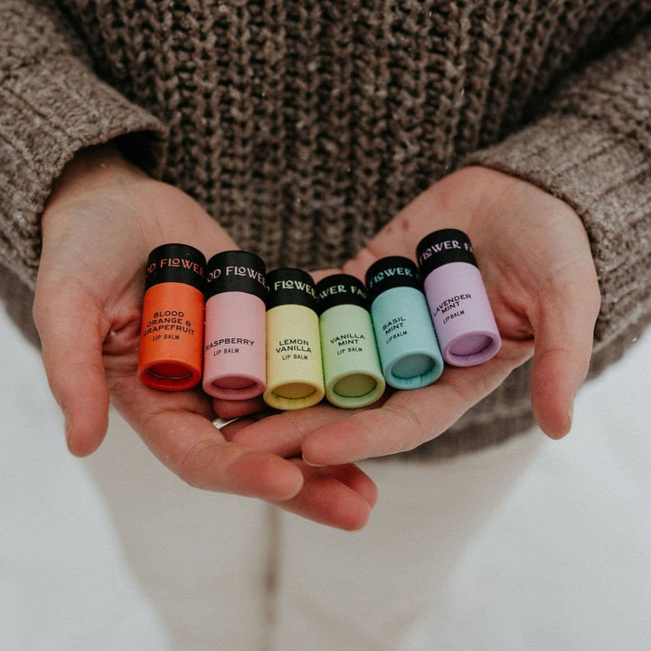 Blood Orange & Grapefruit Lip Balm - Merry PigletsGood Flower Farm