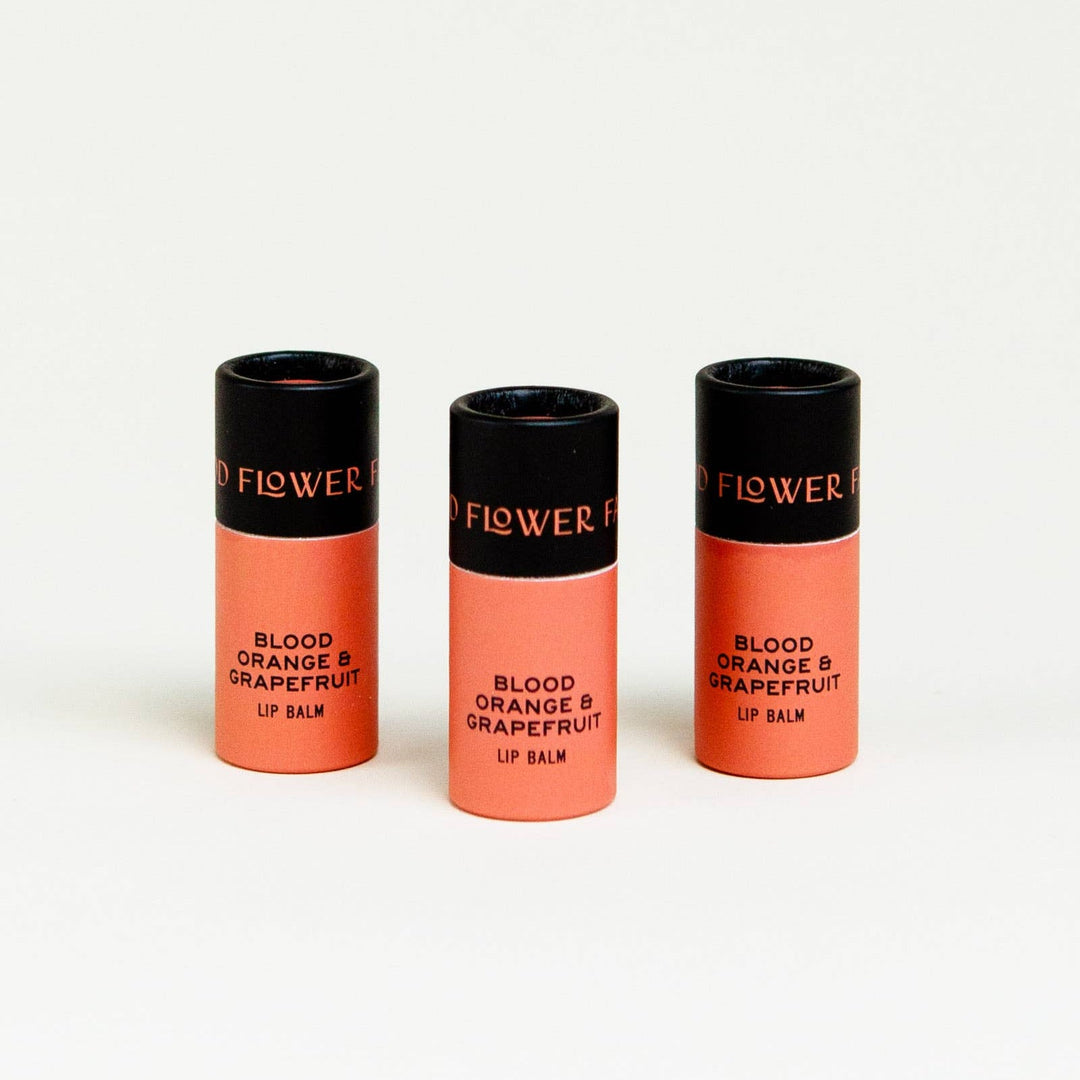 Blood Orange & Grapefruit Lip Balm - Merry PigletsGood Flower Farm